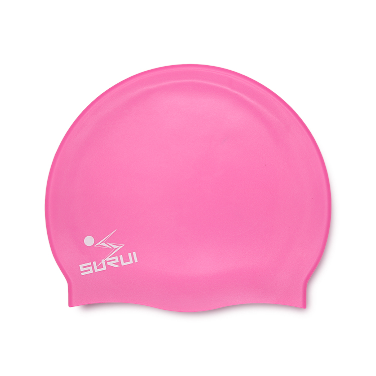 Thicker Flat Silicone Swim Cap, Pretty Swim Caps For Wholesale